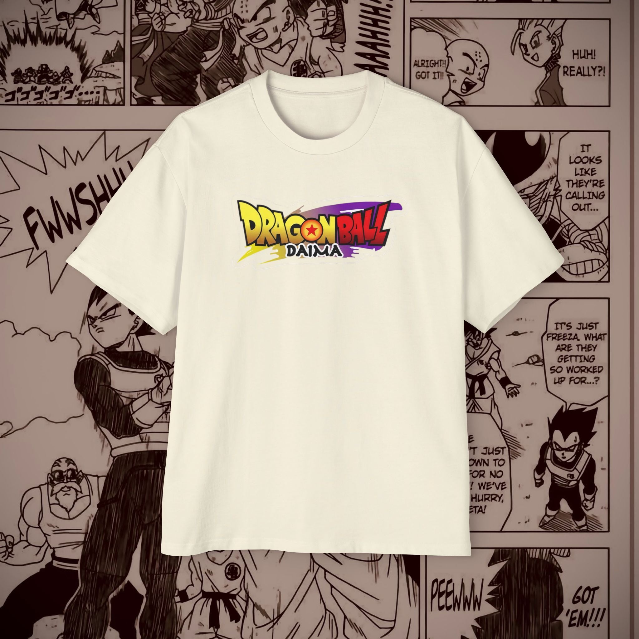 Dragon Ball Z Men's Oversized Tee - Retro Anime Graphic T-Shirt