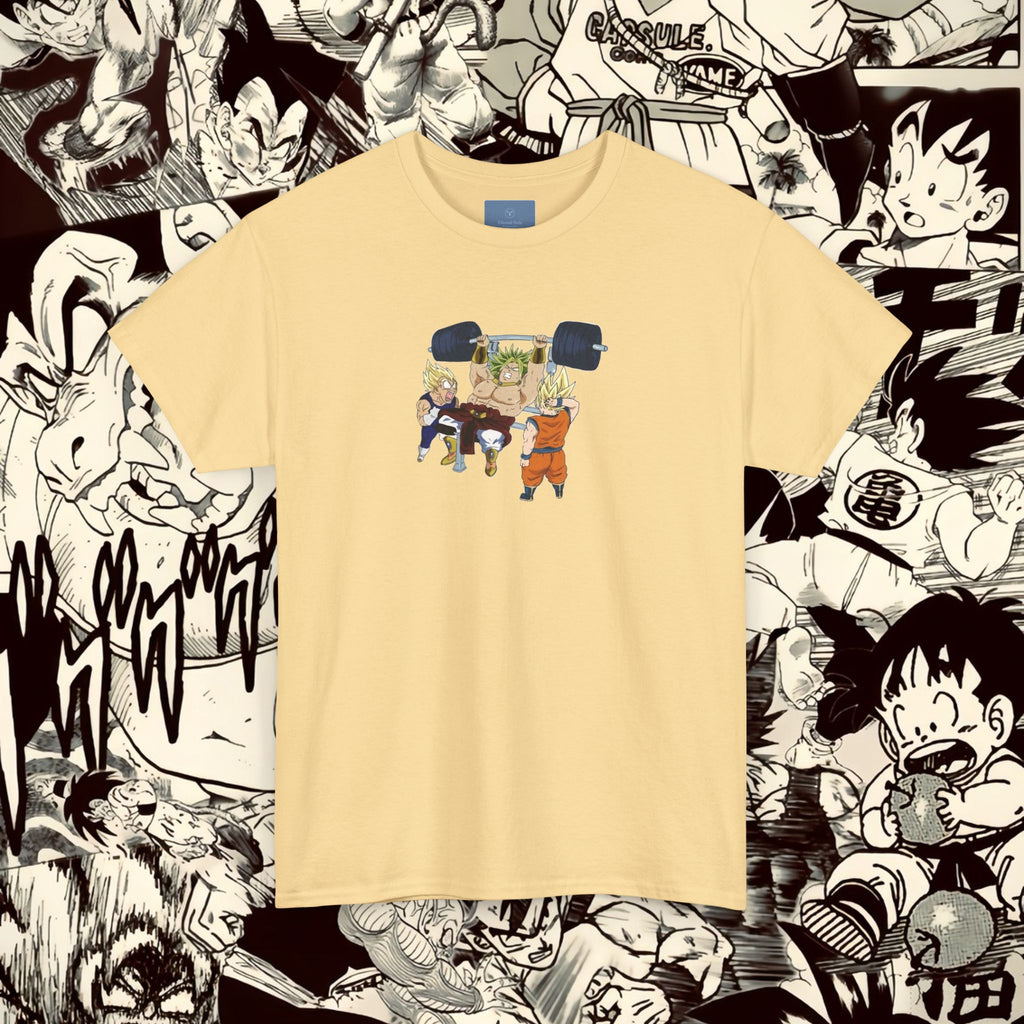 Dragon Ball Workout Tee - Unisex Heavy Cotton T-Shirt for Anime Fans