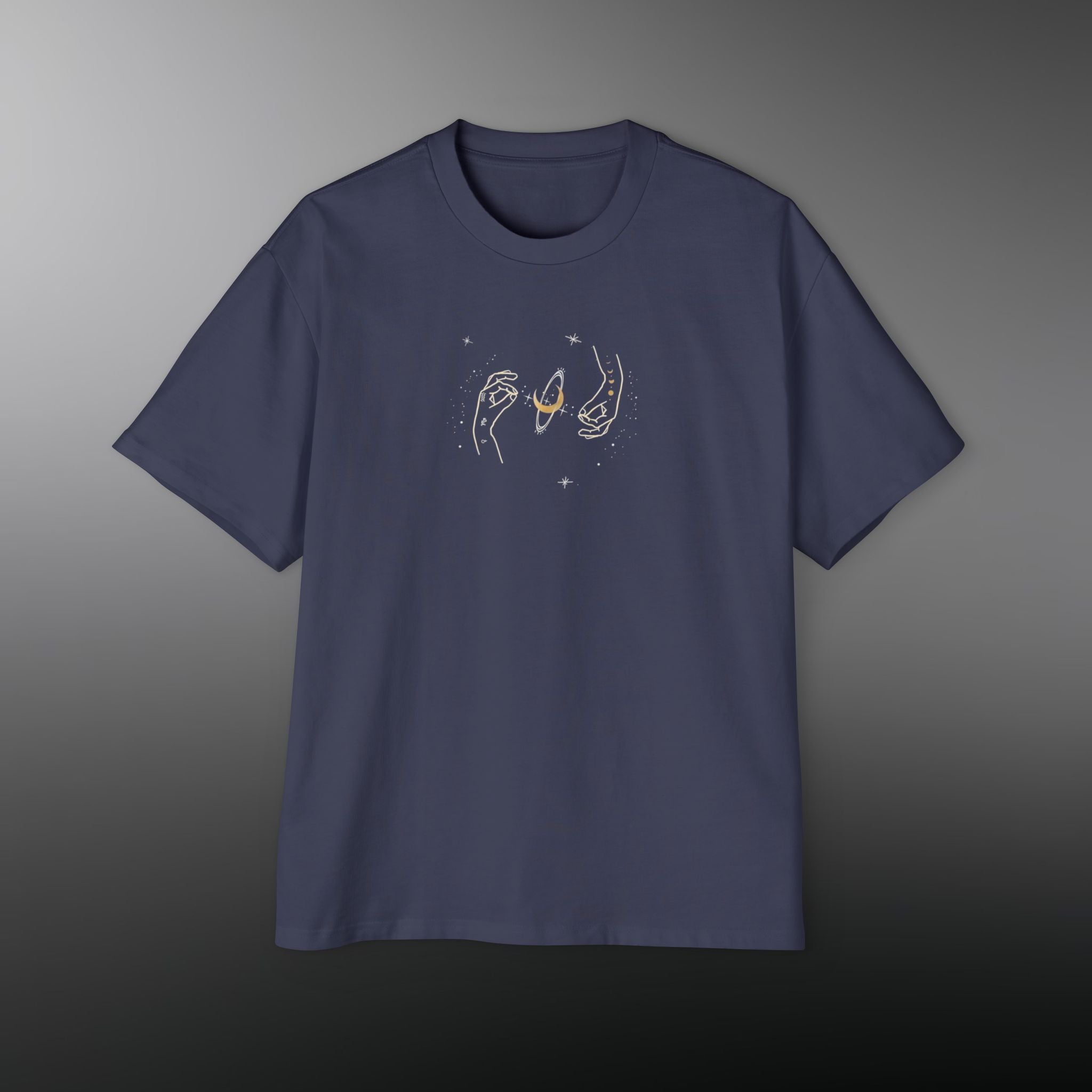 Celestial Oversized Tee for Astrophysics Enthusiasts