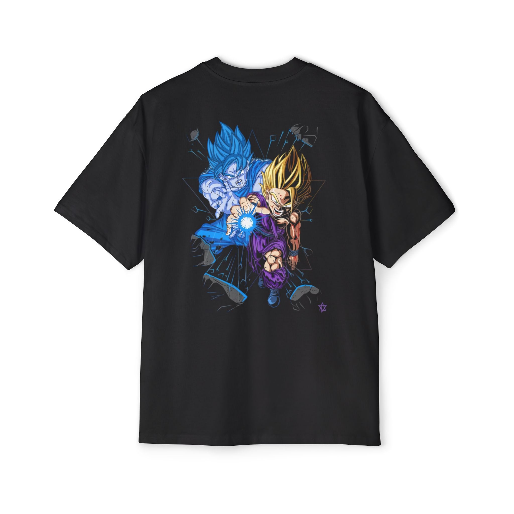 Goku x Gohan: Limitless Men's Heavy Oversized Tee, Graphic Tee, Casual Wear, Streetwear, Unisex Style