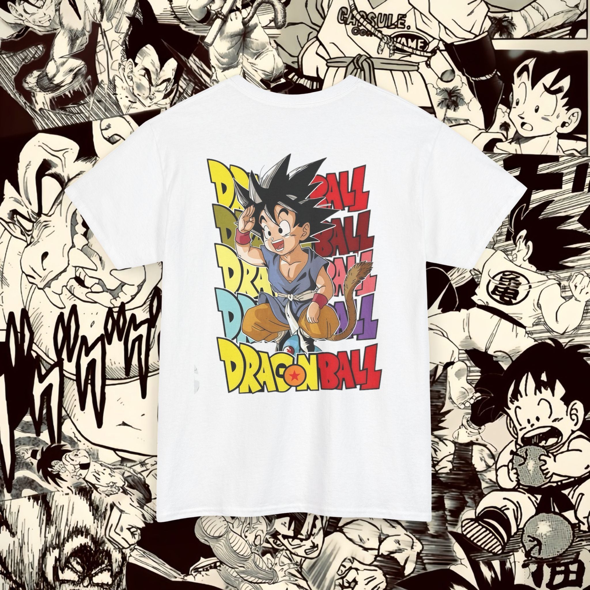 Dragon Ball Workout Tee - Unisex Heavy Cotton T-Shirt for Anime Fans