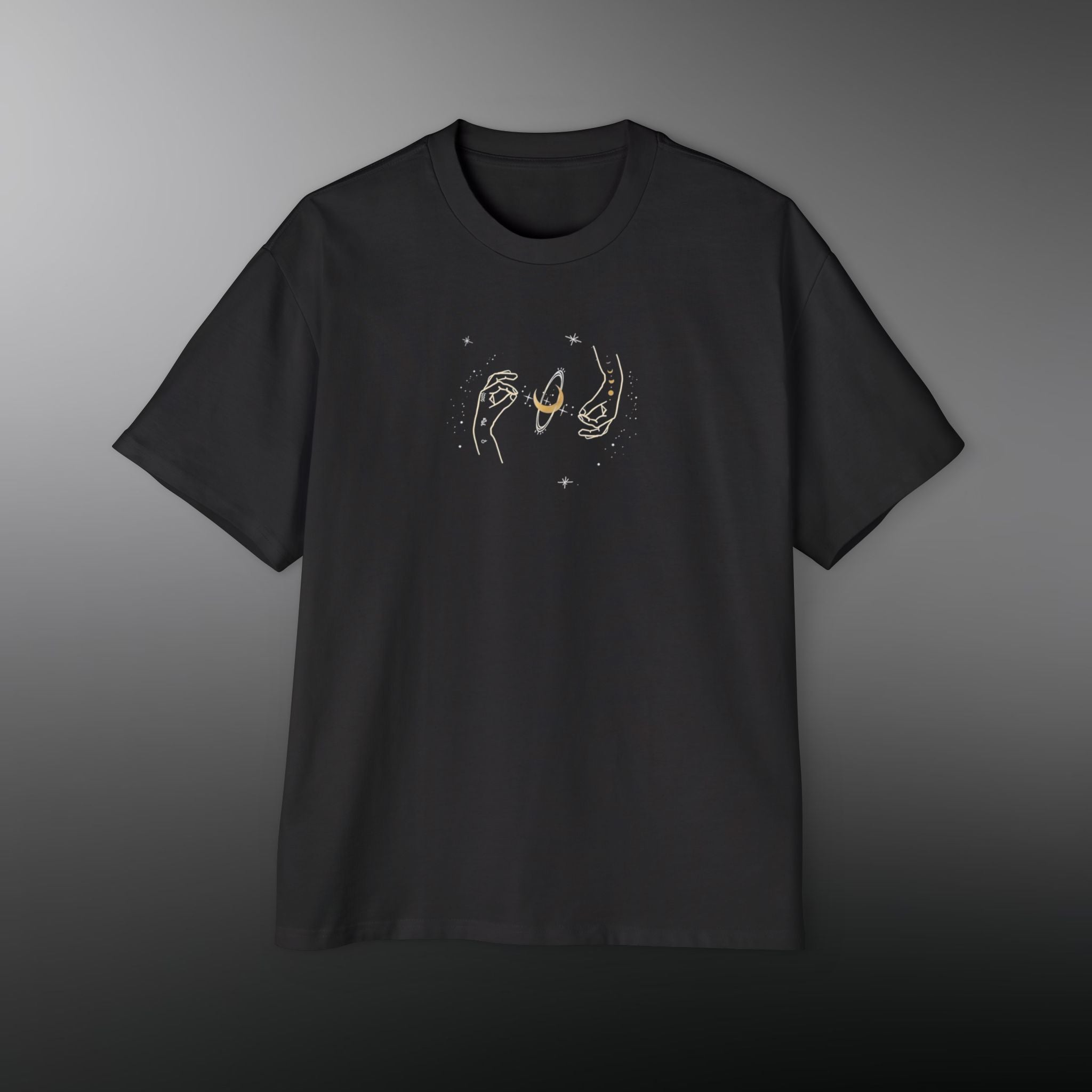 Celestial Oversized Tee for Astrophysics Enthusiasts