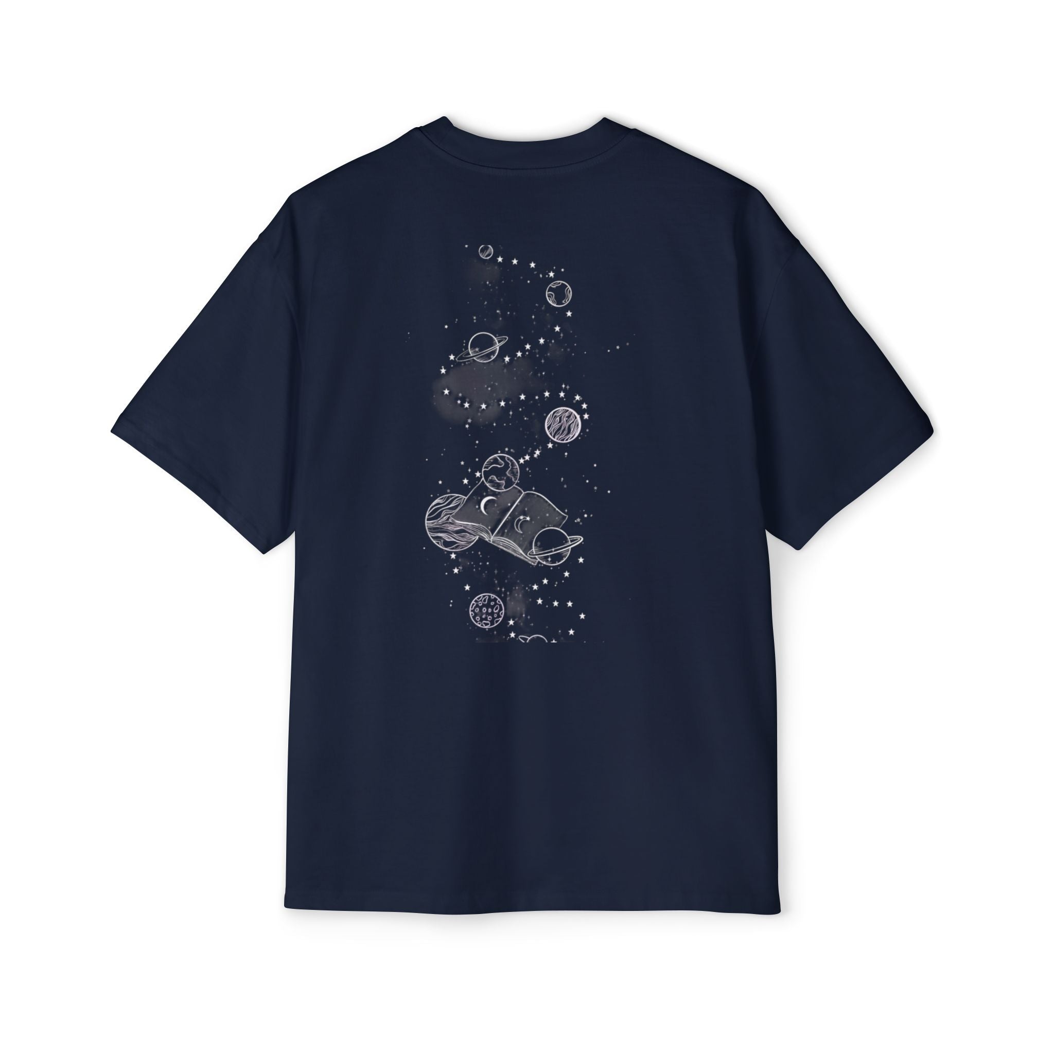 Galactic Oversized Tee - Cosmic Space Design