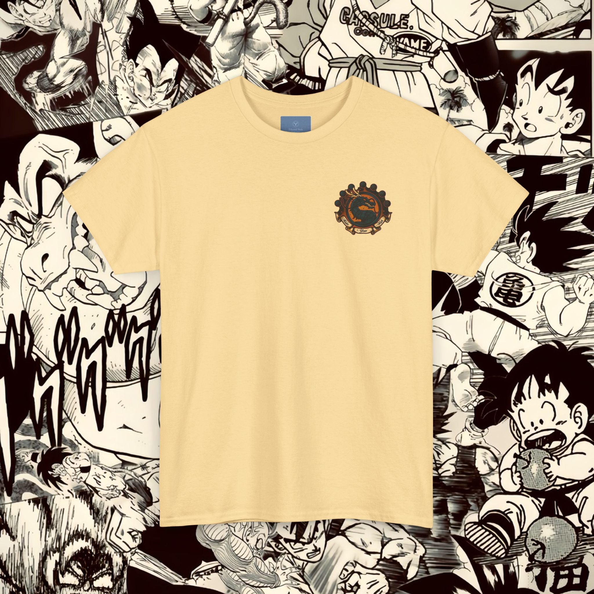 Dragon Ball Adventures Unisex Heavy Cotton Tee - Retro Anime T-Shirt