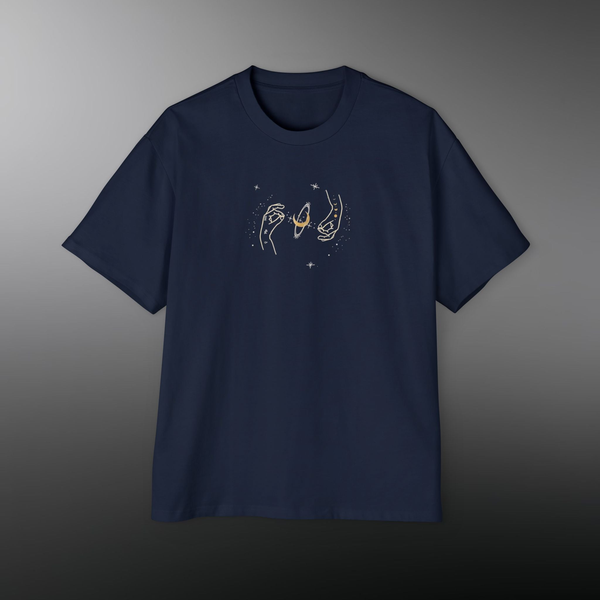 Celestial Oversized Tee for Astrophysics Enthusiasts