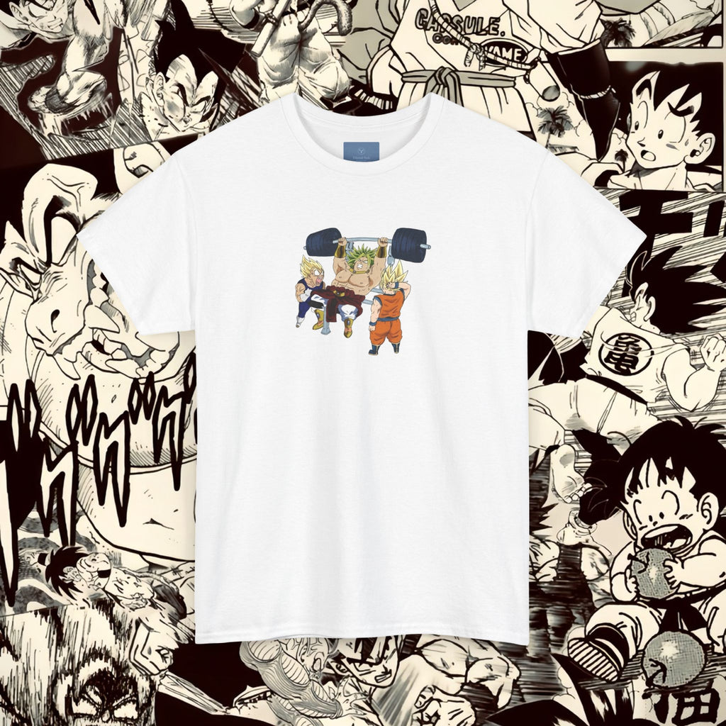 Dragon Ball Workout Tee - Unisex Heavy Cotton T-Shirt for Anime Fans