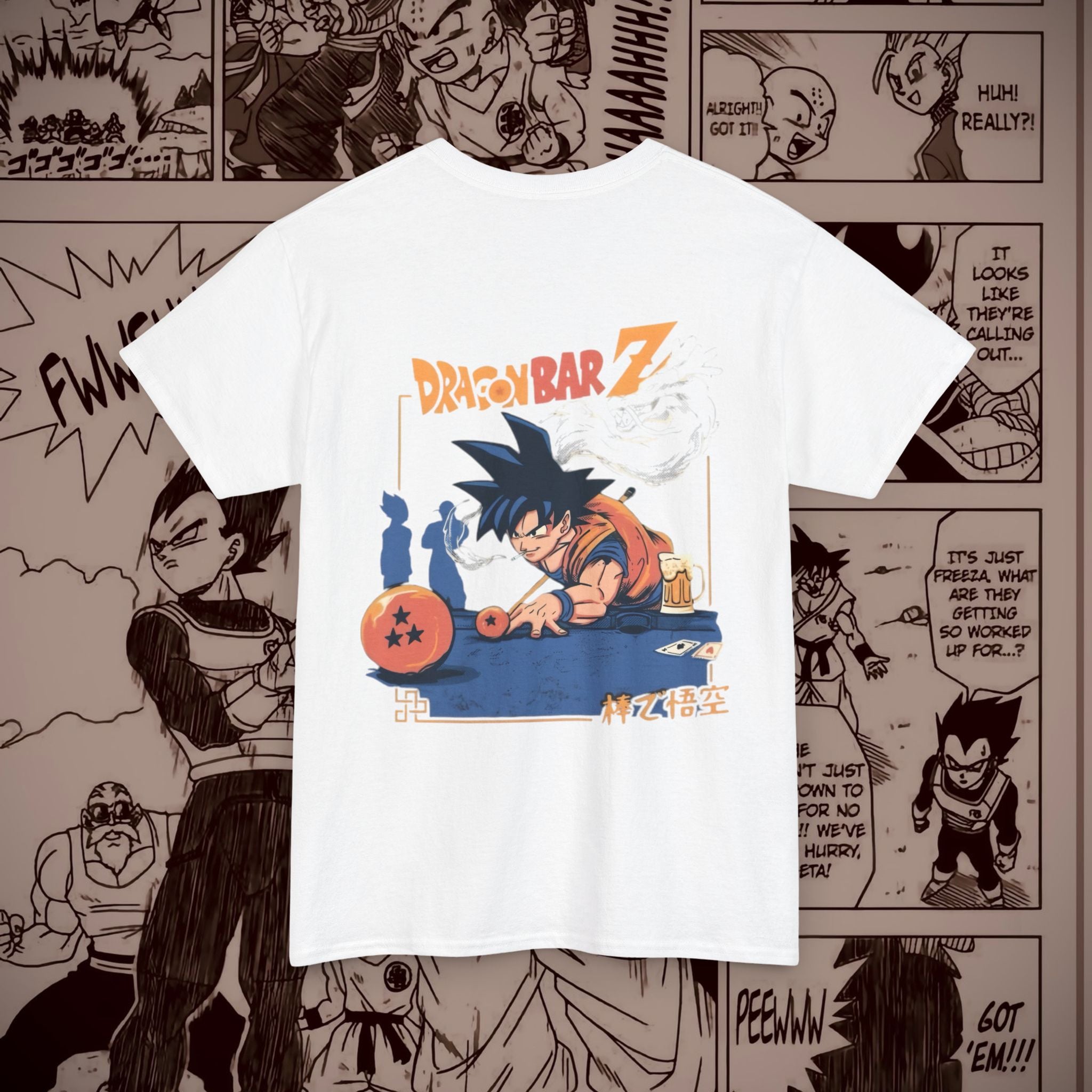Dragon Ball Z Badass Goku Unisex Heavy Cotton Tee - Perfect for Fans and Everyday Wear