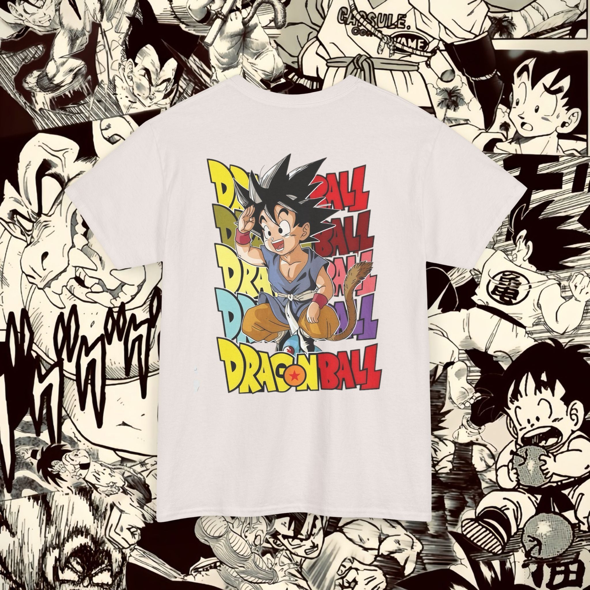 Dragon Ball Workout Tee - Unisex Heavy Cotton T-Shirt for Anime Fans
