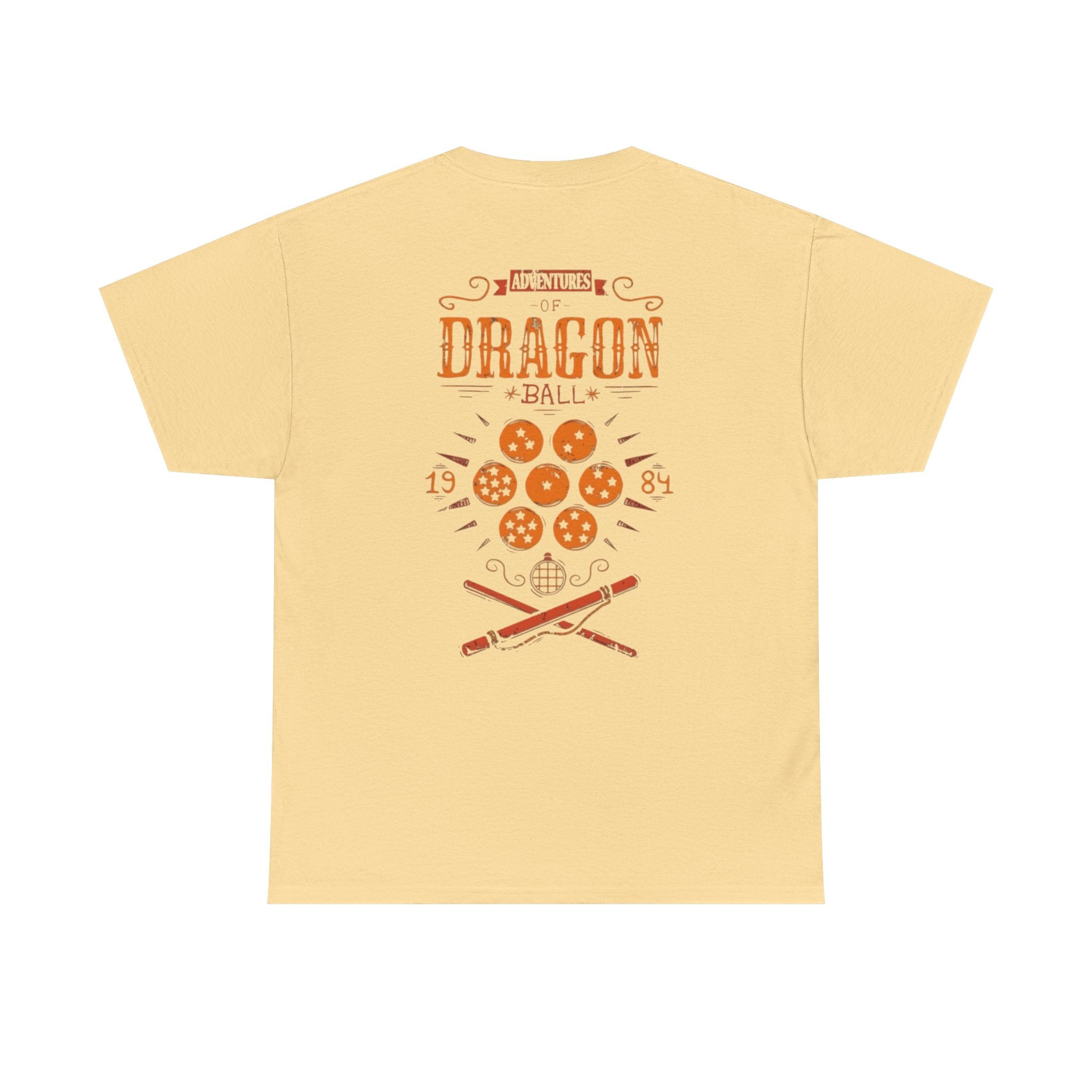 Dragon Ball Adventures Unisex Heavy Cotton Tee - Retro Anime T-Shirt