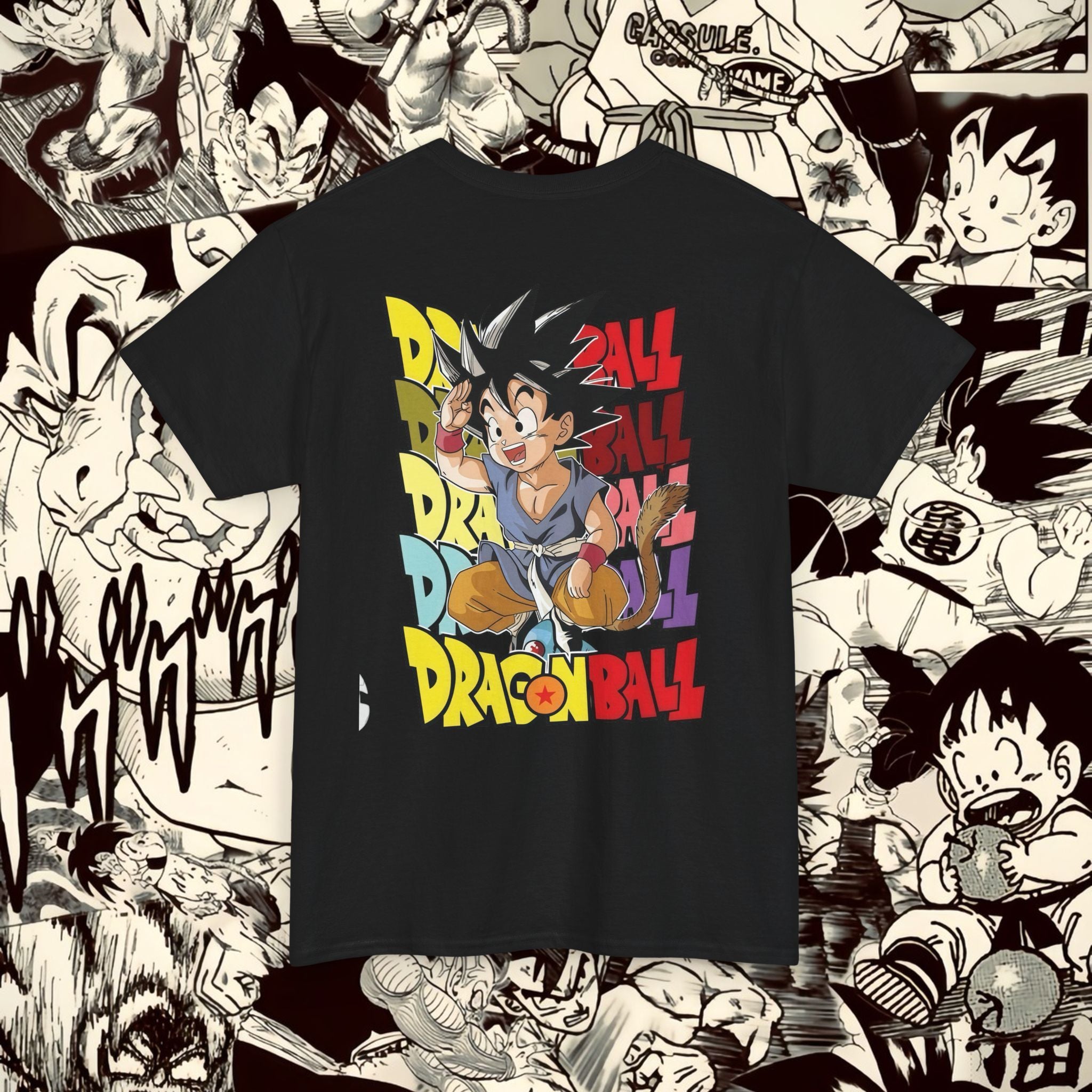 Dragon Ball Workout Tee - Unisex Heavy Cotton T-Shirt for Anime Fans