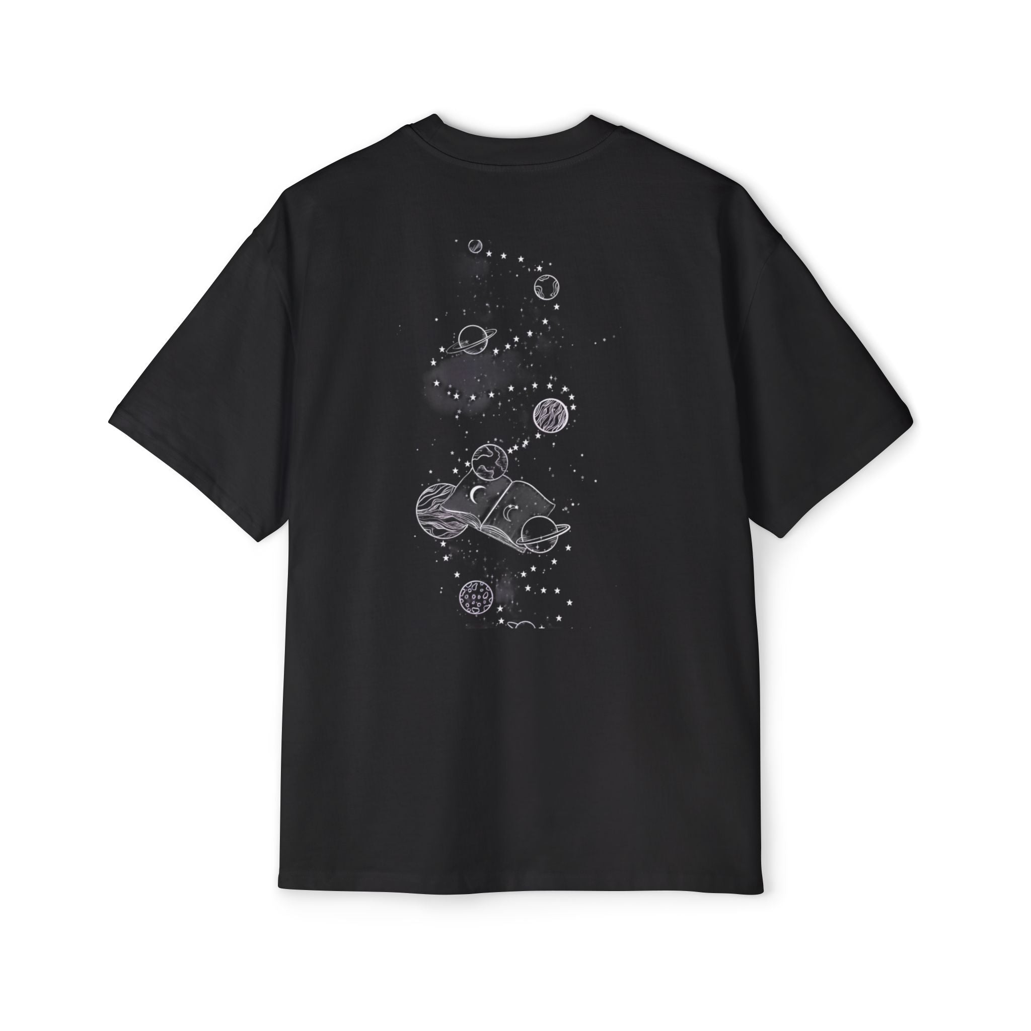 Galactic Oversized Tee - Cosmic Space Design