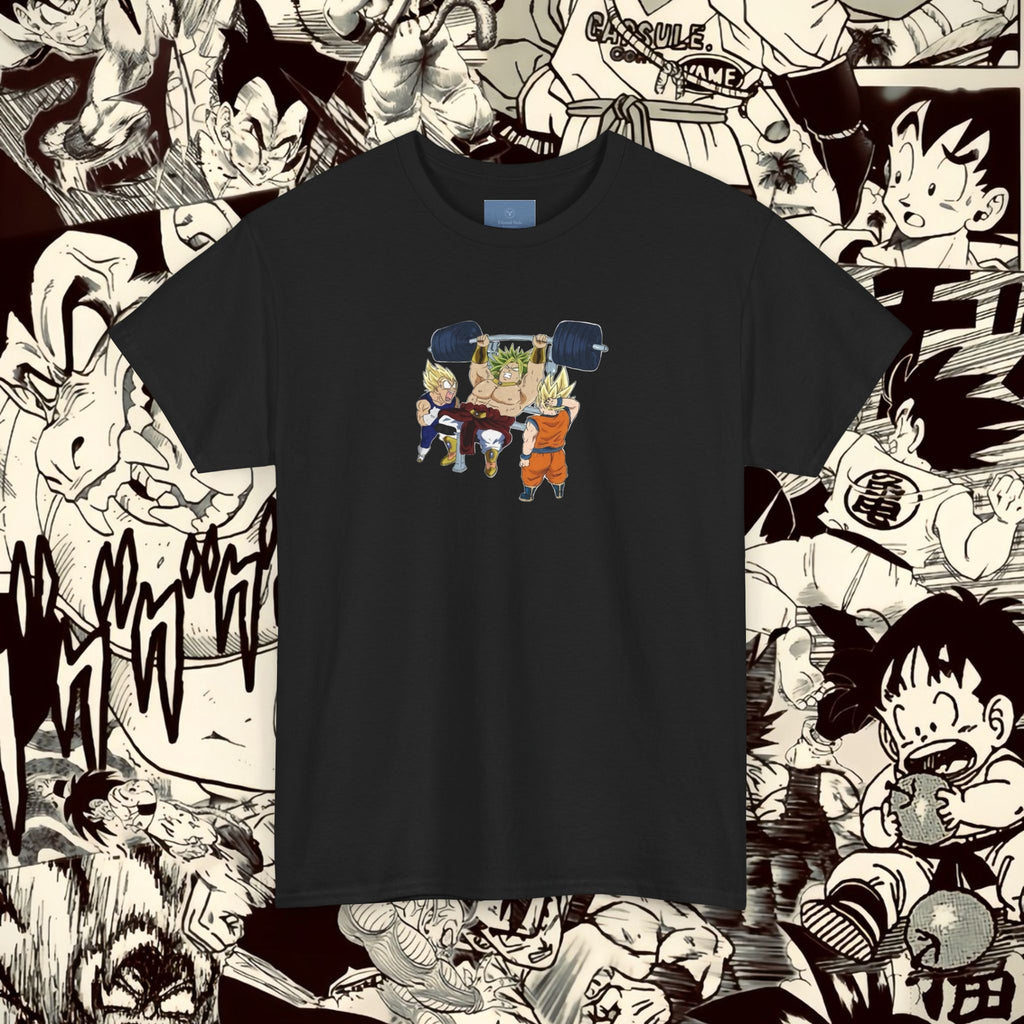 Dragon Ball Workout Tee - Unisex Heavy Cotton T-Shirt for Anime Fans