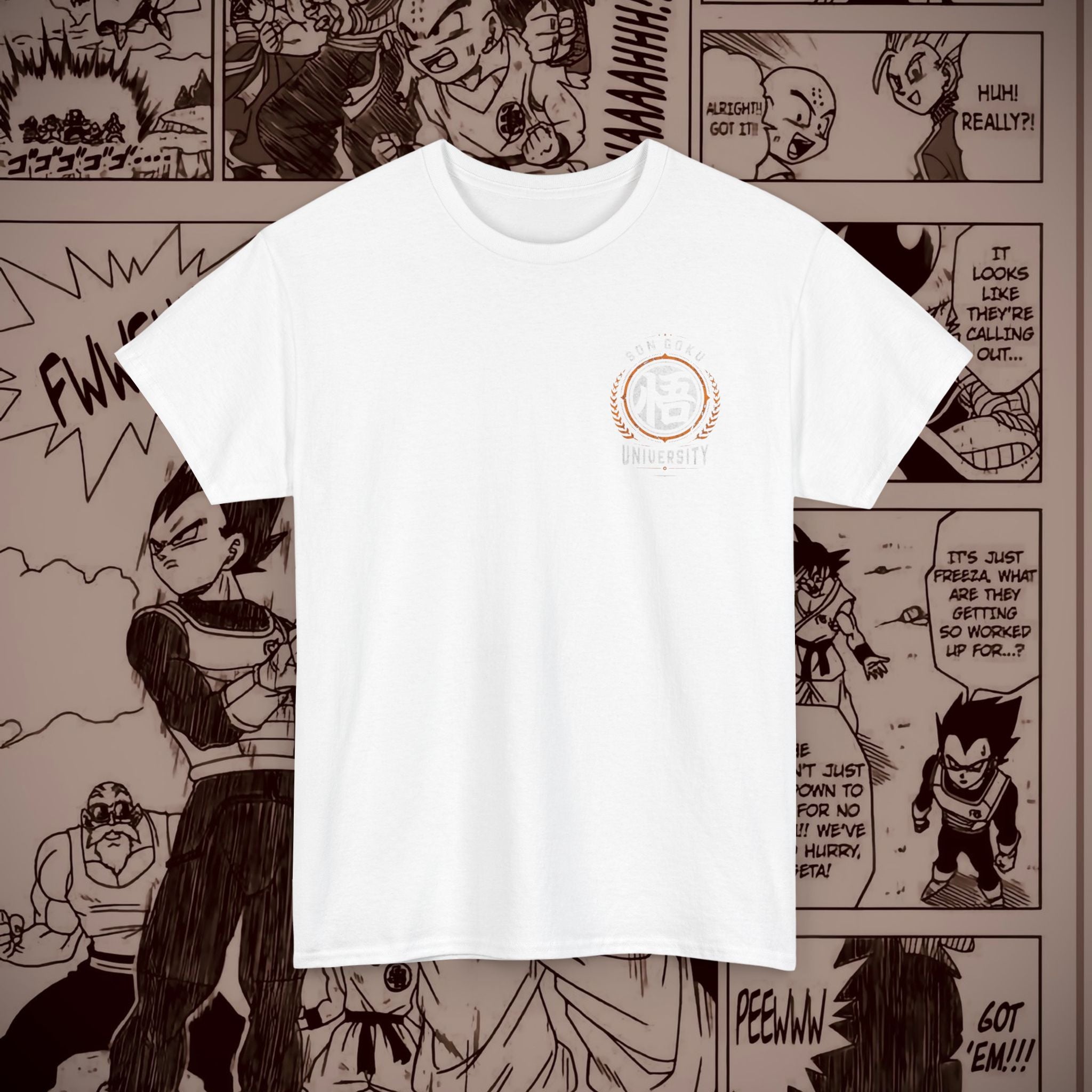 Dragon Ball Z Badass Goku Unisex Heavy Cotton Tee - Perfect for Fans and Everyday Wear