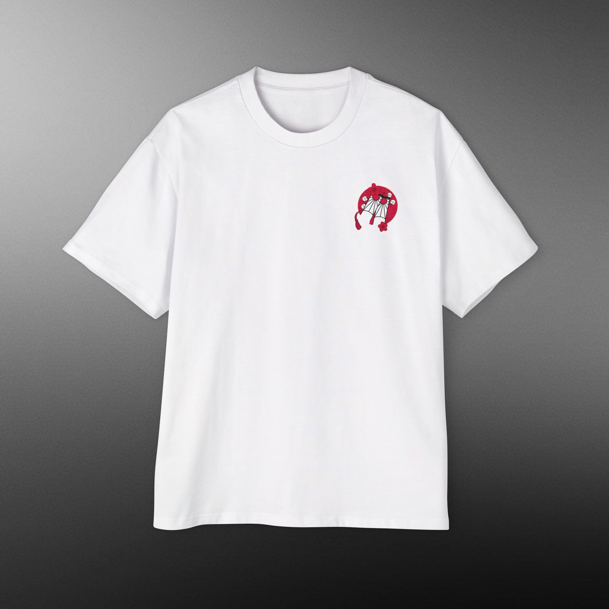 “Crimson Wrath” Heavy Oversized Tee- Bold Graphic Design