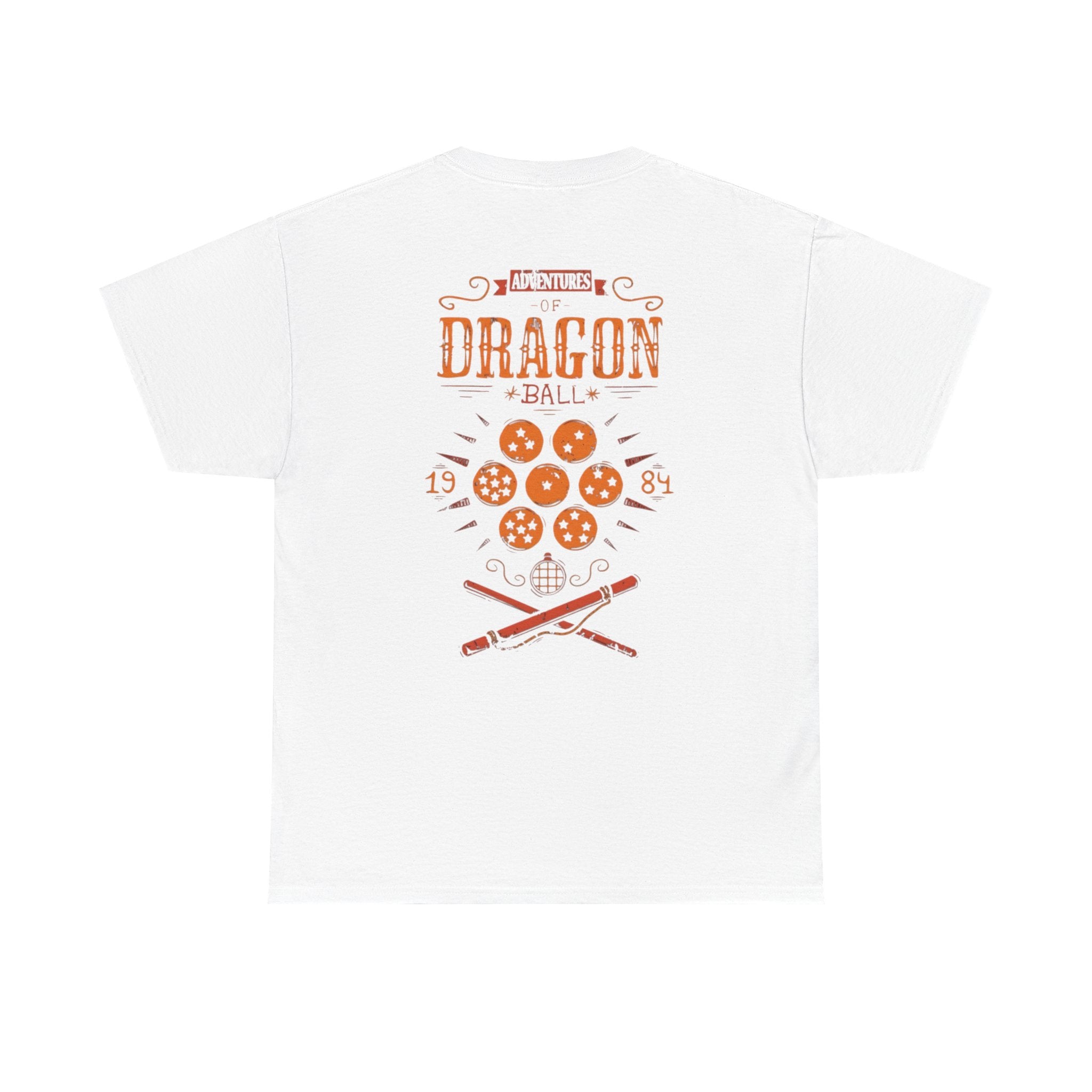 Dragon Ball Adventures Unisex Heavy Cotton Tee - Retro Anime T-Shirt