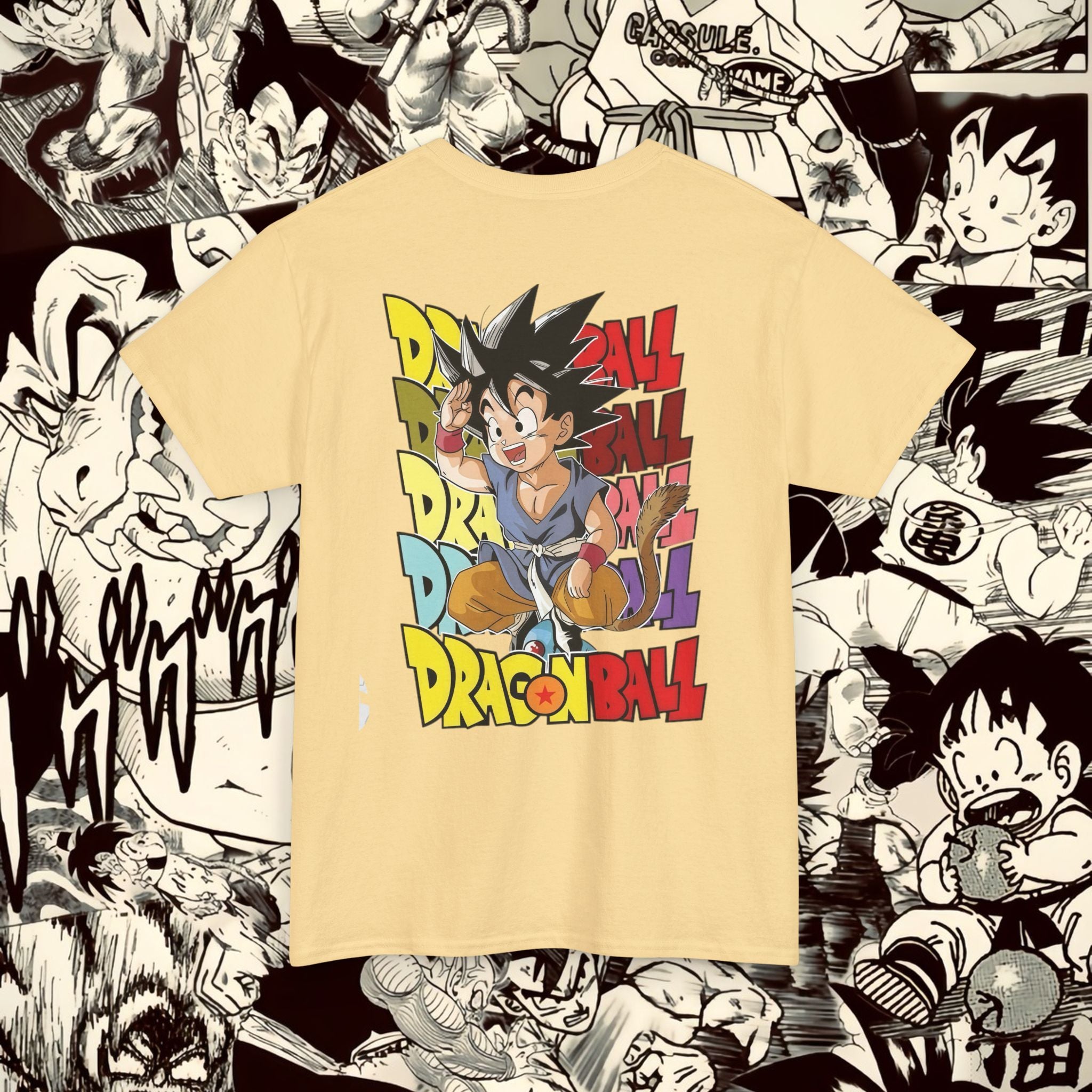 Dragon Ball Workout Tee - Unisex Heavy Cotton T-Shirt for Anime Fans